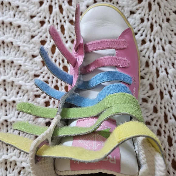Reebok Classic Remix Straptastic Pastel High Top Sneaker Womens Size 7.5 - Picture 15 of 15